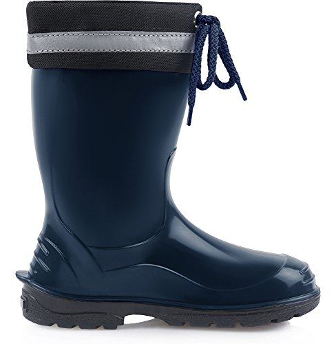 Ladeheid Children's Rubber Wellington Boots with Top LA-972 - Image 4