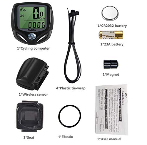 image for ARJudy Bike Speedometer Waterproof Wireless Bicycle Bike Computer and 