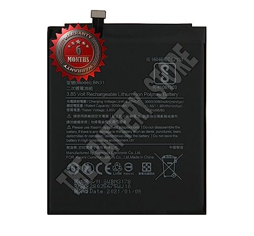 Image of Original BN31 Battery for Redmi Y1 Lite / Y1 / Y2 Battery with 6 Month Warranty***(Y00000100)