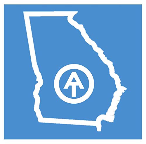 EZ-STIK Appalachian Trail Georgia *I986* 8 inch Hiking Sticker Decal