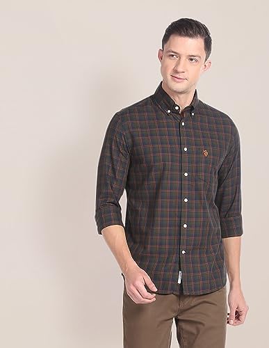 Image of U.S. Polo Assn. Men Cotton Regular Fit Shirt