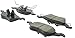 StopTech 309.08160 Sport Brake Pads with Shims and Hardware
