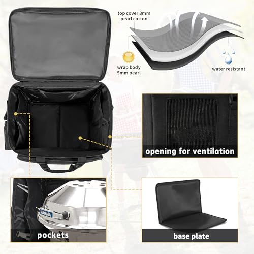 Toribio GAS GRILL BAG Boat Grill Carry Bag For Magma Marine Kettles, Portable Grill Cover thumb #2