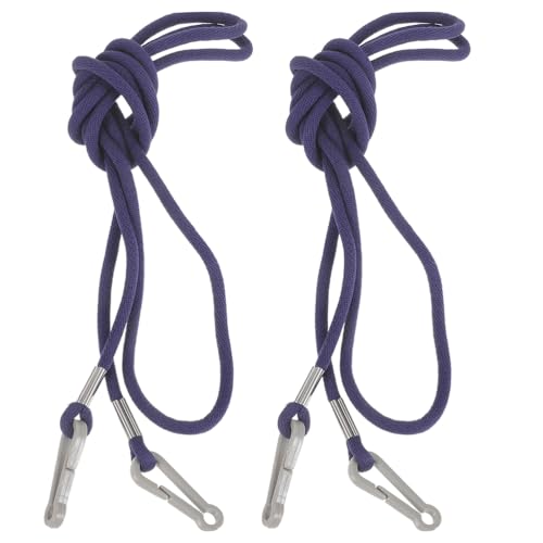 Garneck 2 Pcs Elastic Mitten Clips for Toddler Kids Glove Lanyard Winter Glove Anti-lost Holder Multi-function Children Mitten Rope 48 Inches