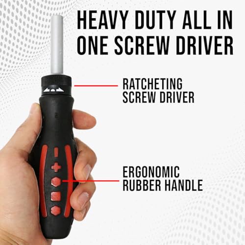 Boxer TP-62PCS Security Bits with Ratchet Screwdriver