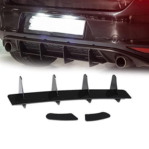 Séparateurs latéraux arrière Golf 7 GTI pour remplacer plastique usé noir