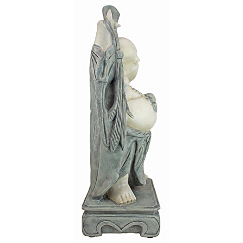 Design Toscano KY356 Jolly Hotei Laughing Man Asian Decor Indoor/Outdoor Garden Statue thumb #2