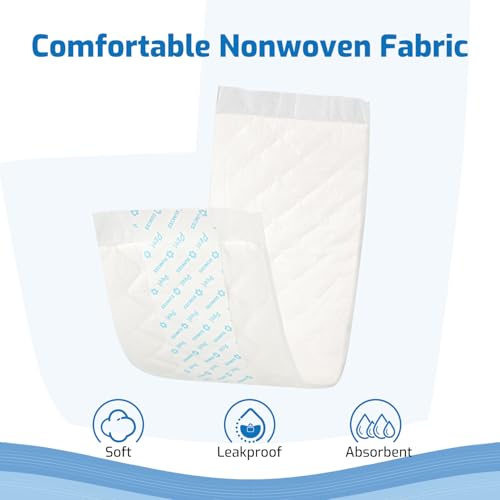 Image of SUNKISS Trustplus Booster Pads 15 inch x 4 inch, Extra Absorbency for Adult Incontinence Diapers /Underwears, Odor Control, 26 Count (Pack of 2)