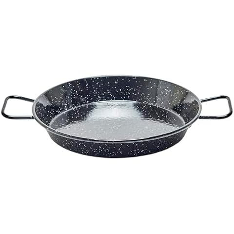 Garcima 8-Inch Enameled Steel Paella Pan Cover
