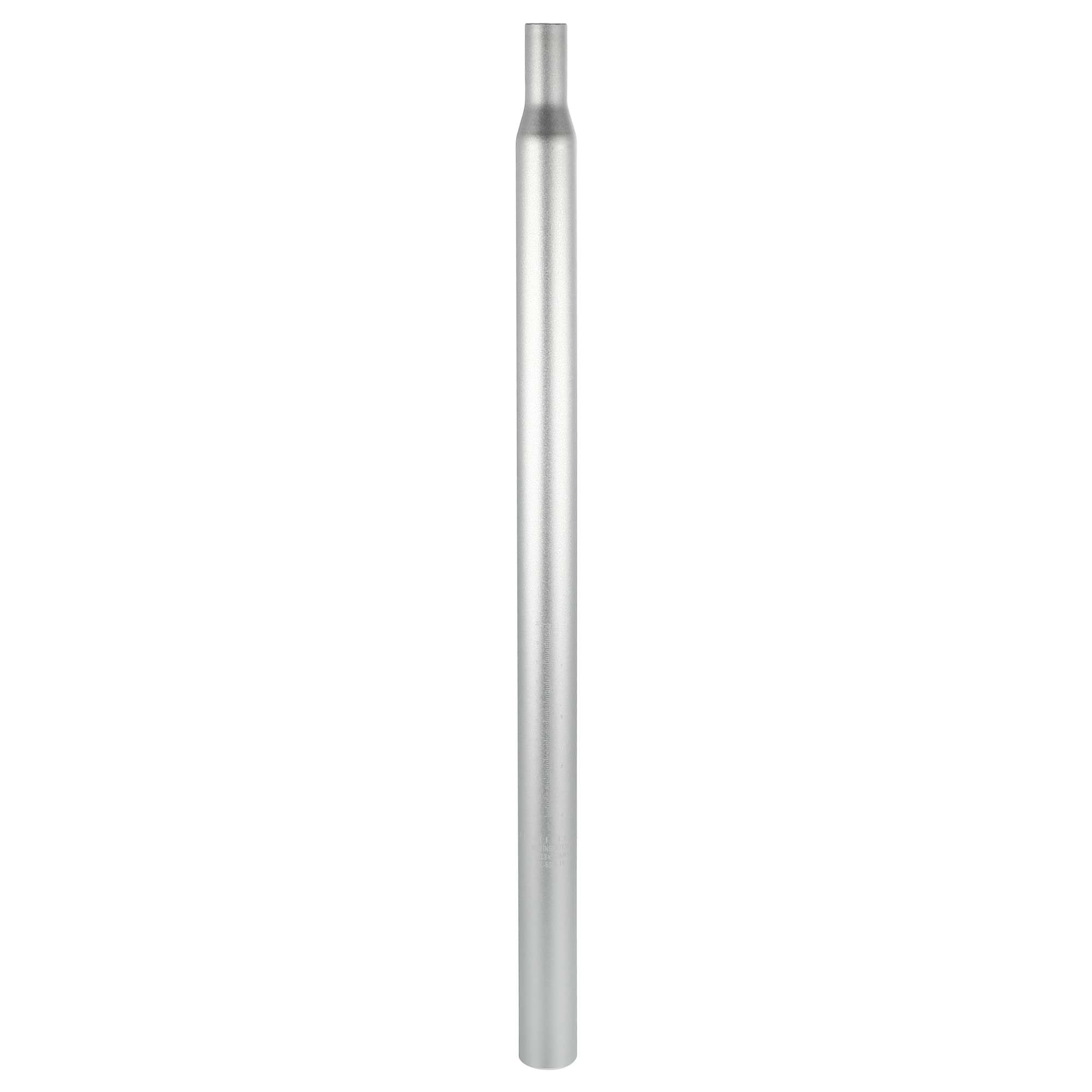 X AUTOHAUX 31.8x550mm Bicycle Seat Post Seat Tube with Scale Mark Silver Tone