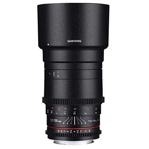 SAMYANG 動画用単焦点中望遠レンズ VDSLR 135mm T2.2 ソニーαE用 フルサイズ対応 884079 41pV4fnwxLL.jpg
