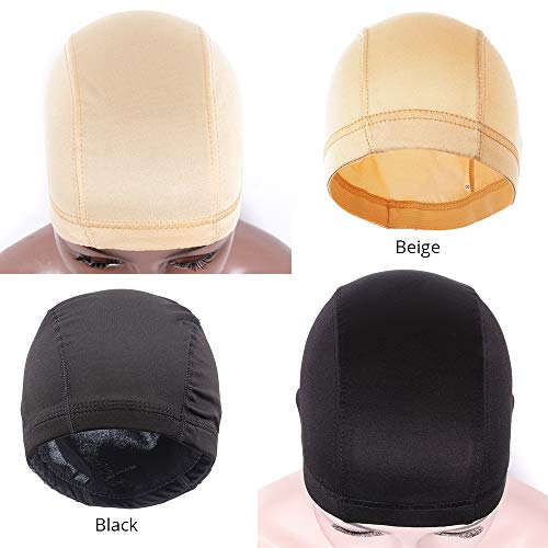 Zqian Beauty BEIGE DOME WIG CAP-L Large Dome Caps For Wigs 6 Pcs Stretchable Beige Dome Wig Cap Spandex Dome Wig Cap For Women Men Large Mesh Dome Cap thumb #7