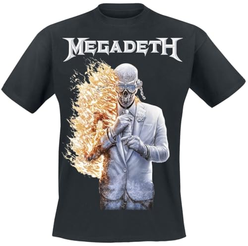 Megadeth Album 17 Cover Hombre Camiseta Negro M 100% algodón Regular
