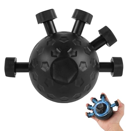 KASAMEIDOU フィンガートレーナー 握力 トレーニング ボール フィンガーパワー ハンドグリップ パワーフィンガー 5本指 強化 筋トレ リハビリ 器具 人体工学設計 ストレス解消 トレーニングボール