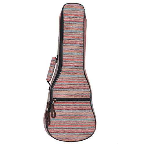 Longteam Bohemian Stripes Étui pour ukulélé 21/23 In Soprano/Concert rose - Les Beatles, Paul McCartney, John Lennon, RIngo Starr, George Harrison Longteam Bohemian Stripes Étui pour ukulélé 21/23 In Soprano/Concert rose – Image 3