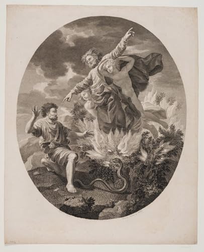 Toile Moïse avec le buisson ardent Flint 60x90cm de ZHAOSHAN