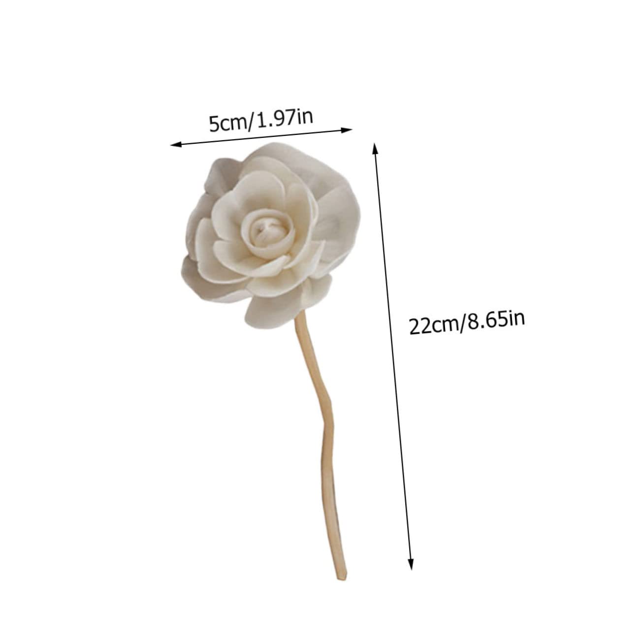 Bâtonnets Diffuseurs en Rotin Fleur 6 Pièces pour Huile Essentielle