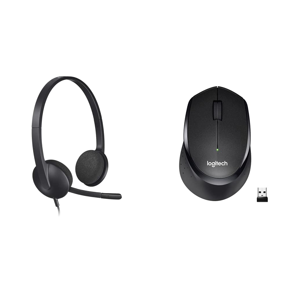 Amazon.in Buy Logitech H340 Stereo Wired Over Ear Headphones with Mic