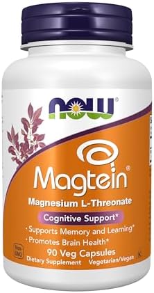 NOW Foods Supplements, Magtein™ with patented form of Magnesium (...