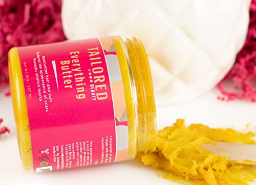 Tailored Beauty Everything Butter For Stylish Hair - Moisturize Skin and Hair - High Prevention from Breakage & Damage 8oz