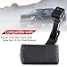 75328-01A Rear Bed Step Retractable Bumper Step for Ford F150 2021 2022 2023 Folding Truck Tailgate Step Black
