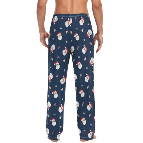 Ollabaky Pajama Pants for Men PJs Bottoms Sleep Lounge Pants with Pockets2