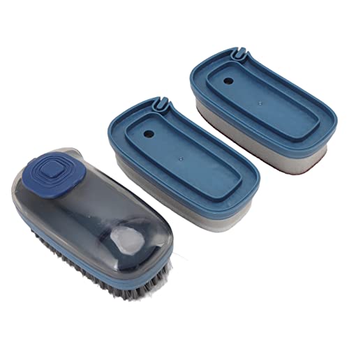Cepillo de Limpieza de Cocina 3 en 1, Cepillo de fregado de ollas de Barbacoa hidráulico ABS Multiusos para Herramientas de Limpieza de Coche de Cocina casera