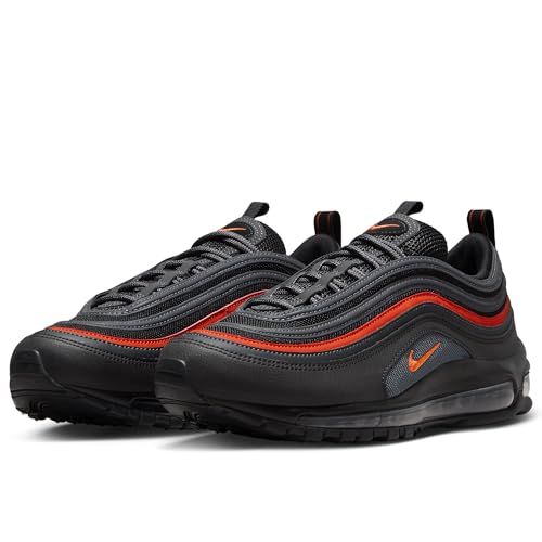Nike Air Max 97 Men's Shoes (921826-018, Black/Anthracite/Picante RED) Size 6.52