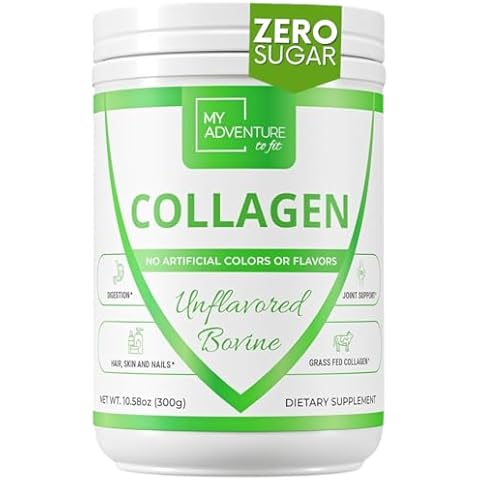 Hydrolyzed Collagen Powder for Women - Grass Fed Collagen Powder for Muscle Growth & Chocolate Collagen Protein Powder - Keto Collagen Powder for Joints & Gut Health - Unflavored Bovine 300g Cover