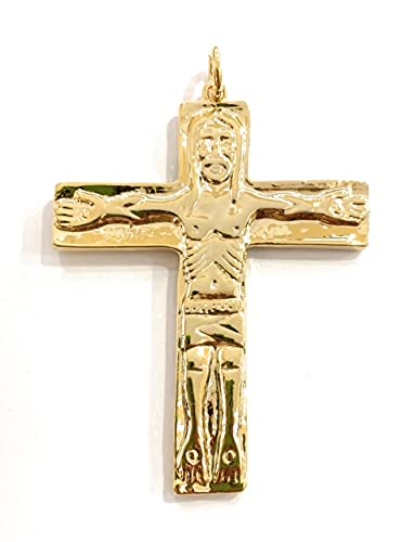 De Bussy Cruz Itinerante Camino Neocatecumenal en Metal con baño Dorado