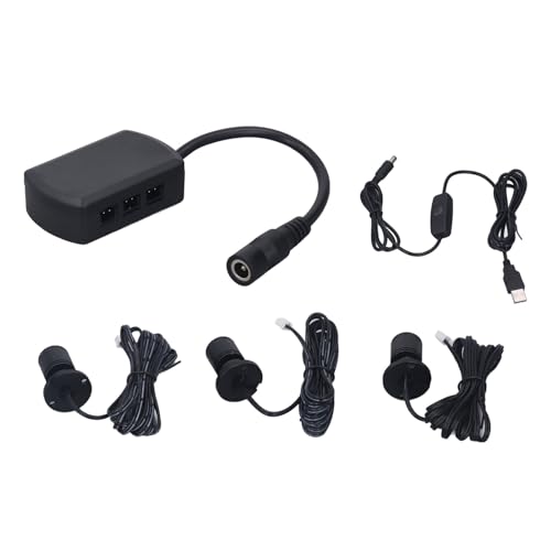 Yosoo Multifunction Mini LED Spot Lights Showcase Display USB Cabinet Light - Dimmable Small Jewelry Light for Home Decor (White Light) (Warm Light)