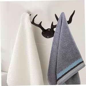 Cast iron antler hook metal clothes hanger key coat hook antler hooks wall mounted hanger antique hanging hook wall coat hooks home decor wall hanging vintage  urban country home decor