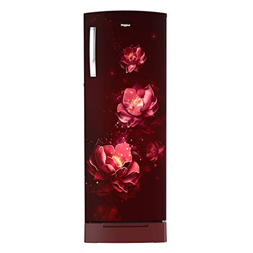 Image of Whirlpool 280 L 3 Star Direct-Cool Single Door Refrigerator (305 IMPRO PLUS ROY 3S WINE ABYSS, Alpha Steel), Free 1 Year Extended warranty