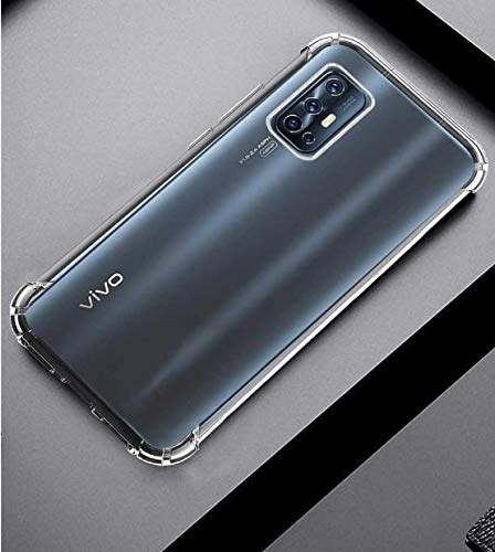 Image of REALCASE VIvo V17 Back Cover | Stylish Ultra Thin Clear Soft Silicone TPU Transparent Case Back Cover for Vivo V17