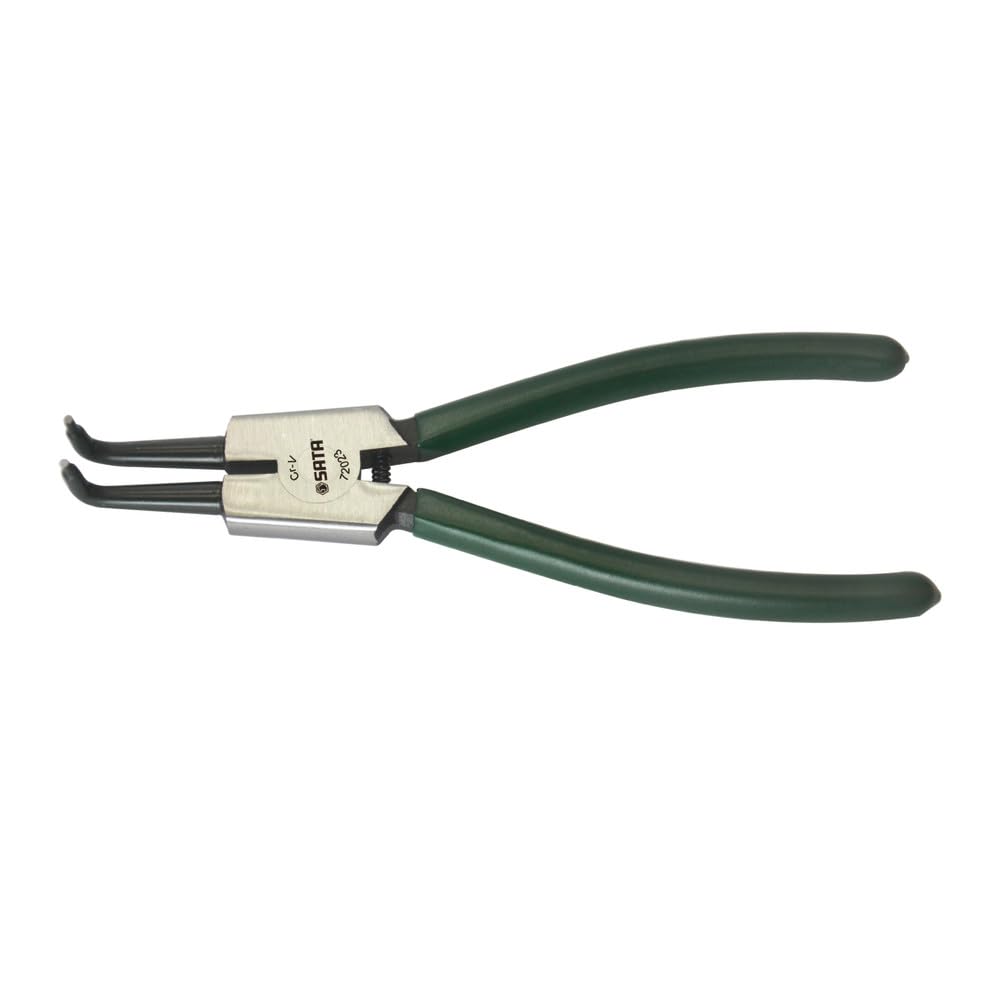 Alicates de anillo elástico exterior SATA con puntas curvadas de alta durabilidad Cr-V