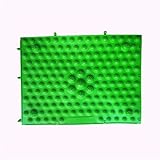 Akupressurmatte Fußmassagekissen, Gehpad, Zehenbrett, Matte, Badezimmer, Yoga, rutschfest zur Entspannung(Green)