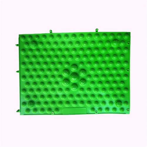 Esterilla acupresión verde ideal para el baño y yoga alfombrilla masaje de pies