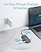 Anker USB C Hub, 7-in-1 USB C Adapter, with 4K HDMI, 60W Power Delivery, 1Gbps Ethernet, 2 3.0 Ports, SD and microSD Card Readers, for MacBook Pro and Other Laptops