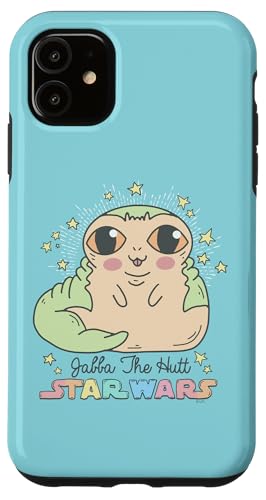 Anti-rayures coque iPhone 11 Star Wars Jabba cartoon pour éviter les bris d'écran