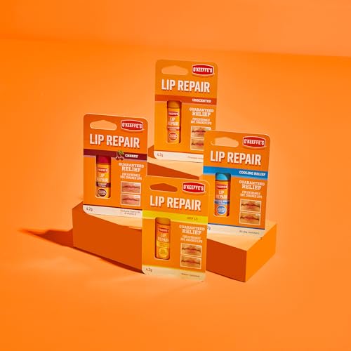 O'Keeffe's Lip Repair Cherry, 4.2g – For Extremely Dry, Cracked Lips | With Cherry & Vitamin E Oil, Provides All Day Hydration - Image 7