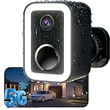 2026 Upgraded 2K Security Cameras Wireless Outdoor, AI Motion Detection & Spotlight Siren Alarm, Outside Battery Powered Camera for Home Security, Full-Color Night Vision, Support WiFi 5G & 2.4G
