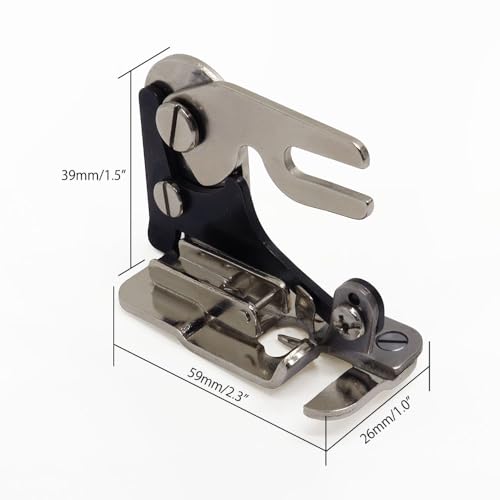Pie prensatelas cortador lateral para máquina de coser miniatura 5