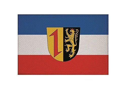 Toppa Mannheim lotta e vittoria bandiera stiratore patch 9 x 6 cm