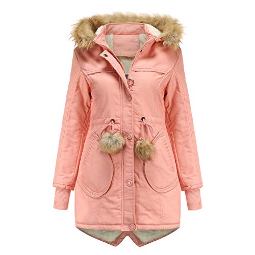 Women's Fuzzy Fleece Lapel Open Front Long Cardigan Coat Faux Fur Warm Winter Outwear Jackets with Pockets