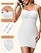 ANNZHIBRA Strapless Shapewear Slip for Women, Tummy Control Seamless Full Slip with Removable Straps