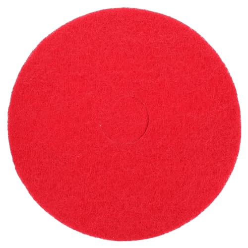 Didiseaon Floor Polishing Pad Red Floor Scrubber Pad Floor Machine Mat Replaceable Cleaning Pad Suitable for Hardwood Tiles