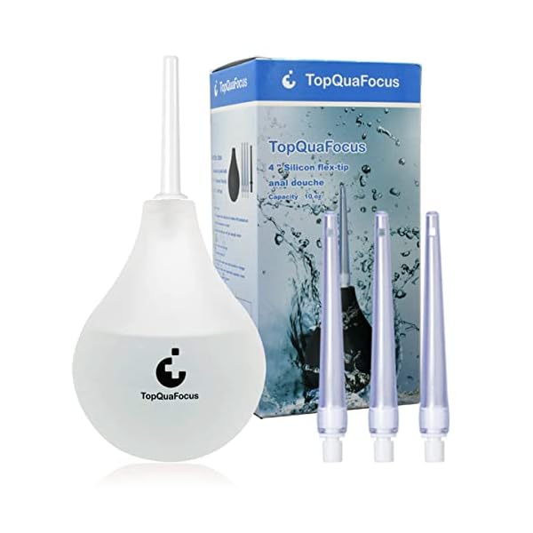 TopQuaFocus Darmeinlauf Klistier 224ml • Irrigator zur Darmreinigung • Intimdusche zur Analdusche und Vaginaldusche… – Bild 6