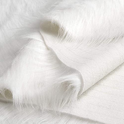 Cream Soft Fur Cloth for DIY Comfort