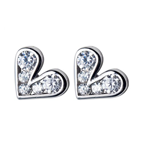 Jewelry Women Tiny Small Heart Stud Earrings Love For Lady