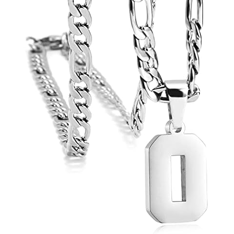 Personalized Jersey Number Necklaces for Mens,Athletes Stainless Steel Sport Number Pendant Chain Cover